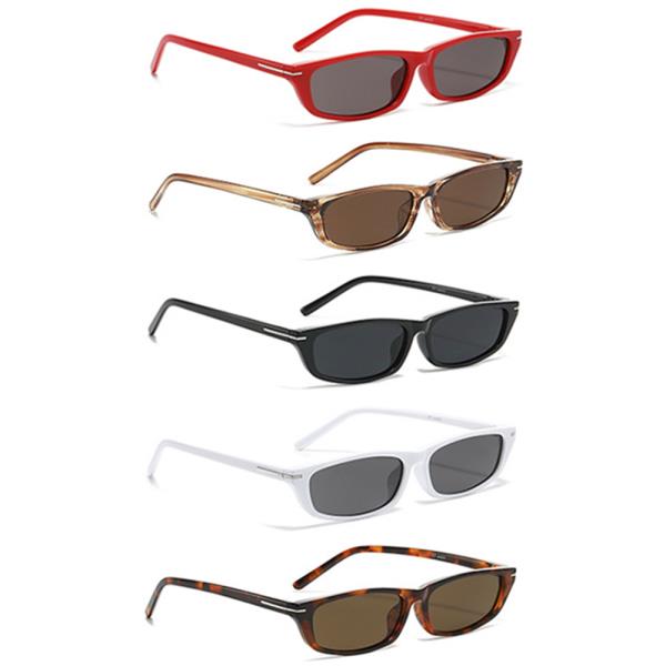 TRENDY ROUND SQUARE SUNGLASSES 1DZ