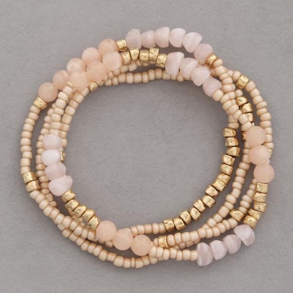 MULTI BEADED BRACELET SET
