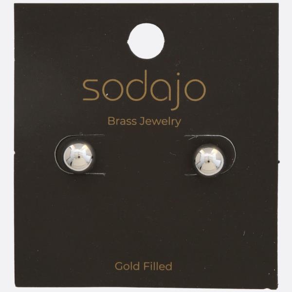 SODAJO BALL BEAD GOLD FILLED EARRING