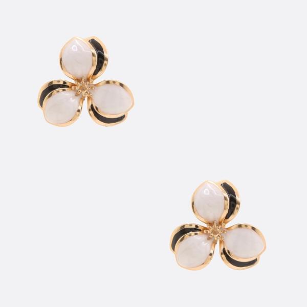 DOUBLE FLOWER EARRING