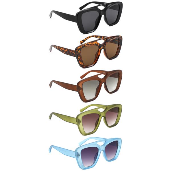 FASHION ROUND SQUARE SUNGLASSES 1DZ