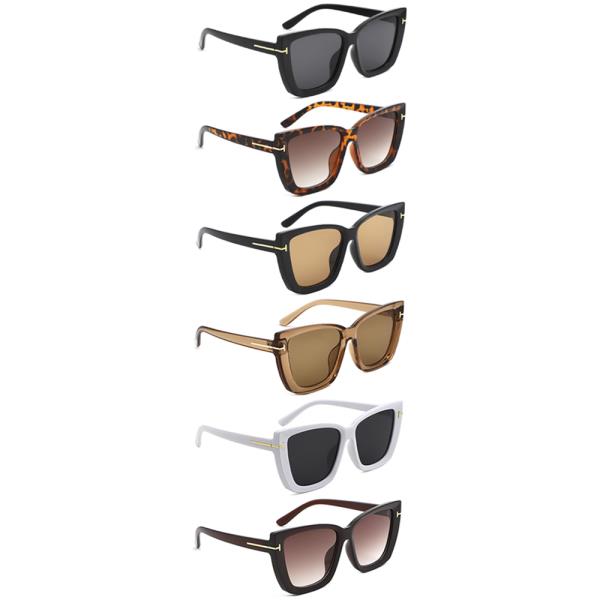 MODERN SQUARE CAT EYE SUNGLASSES 1DZ