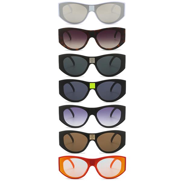 TRENDY ROUNDED SUNGLASSES 1DZ