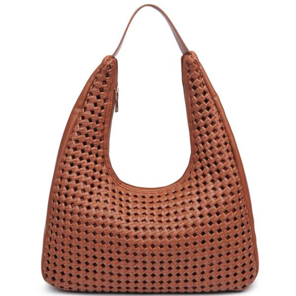 BRAIDED DESIGN RENNE HOBO BAG