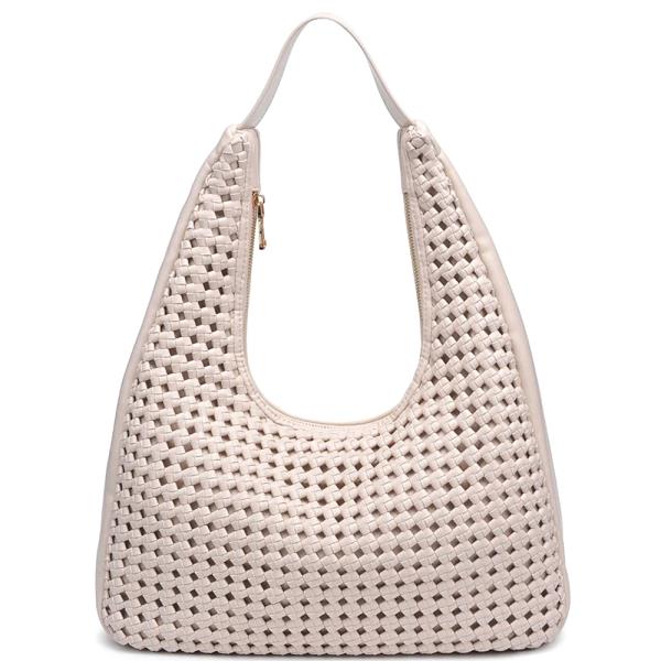 BRAIDED DESIGN RENNE HOBO BAG