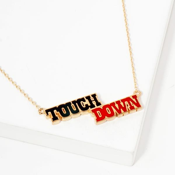 18K GOLD RHODIUM RISE TO GREATNESS NECKLACE