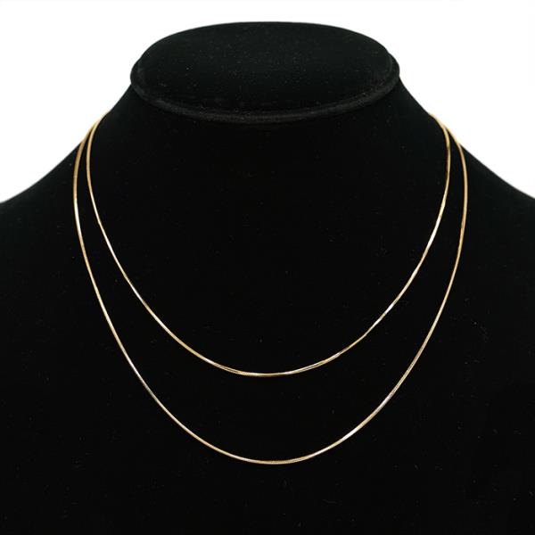 LAYERED STAINLESS STEEL NECKLACE