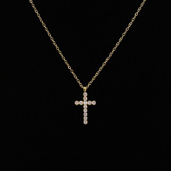 CROSS STAINLESS STEEL NECKLACE