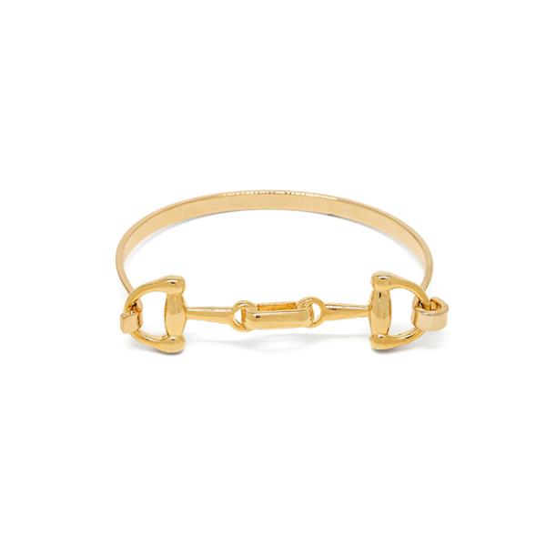 HORSEBIT METAL BANGLE BRACELET
