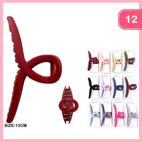 HAIR CLAW JAW CLIP (12 UNITS)