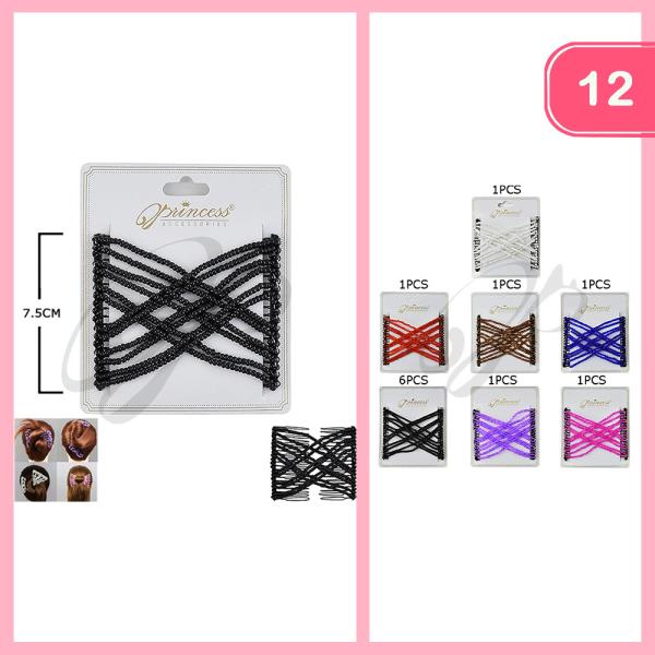 GREATSTAR 3 PACS EZ STRETCH PEARLS COMBS (12 UNITS)