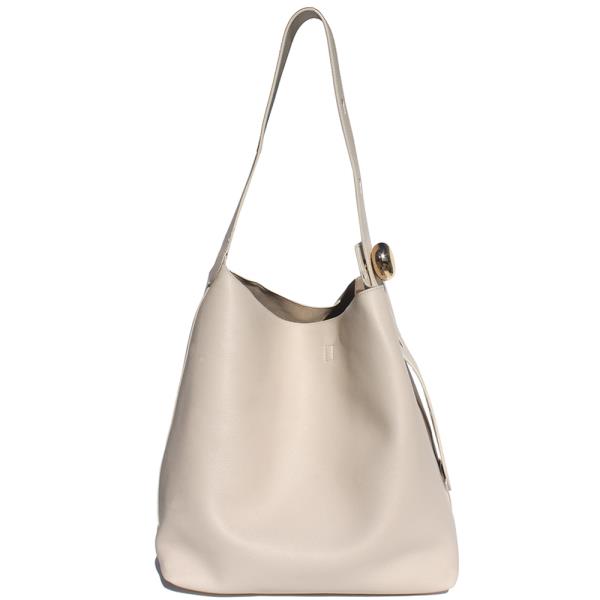 CHIC PLAIN SHOULDER HOBO BAG