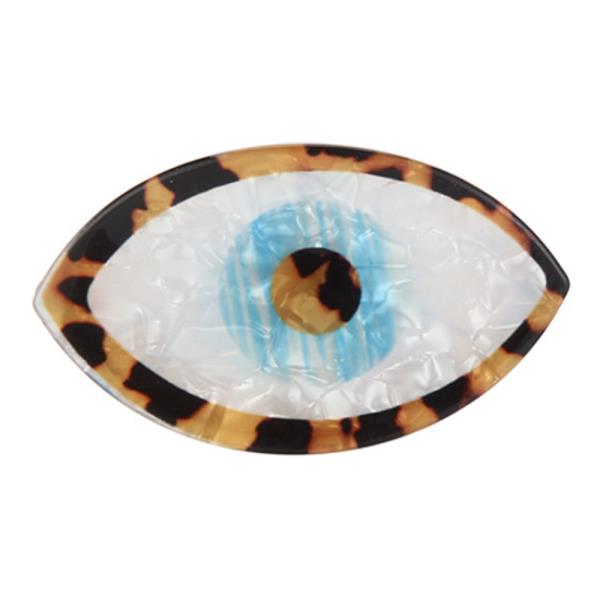 EVIL EYE HAIR CLAW JAW CLIP