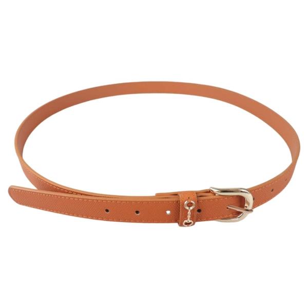 PLUS SIZE TEXTURED FAUX LEATHER DOUBLE RING BUCKLE CHAIN ACCENT BELT 3 PC SET