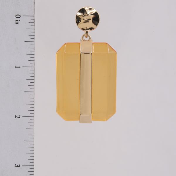SQUARE SHAPE DANGLE EARRING