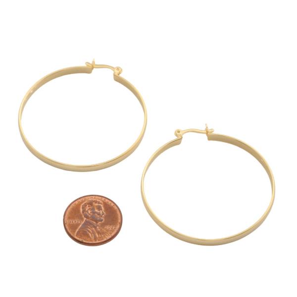 SODAJO HOOP GOLD FILLED EARRING