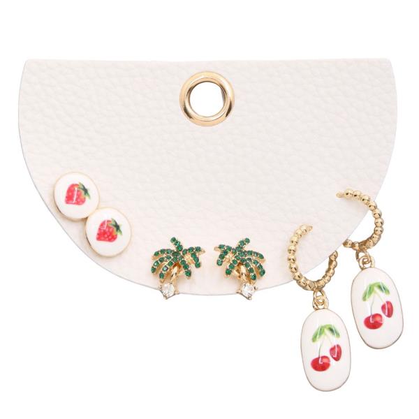 FRUIT ASSORTED EARRING SET