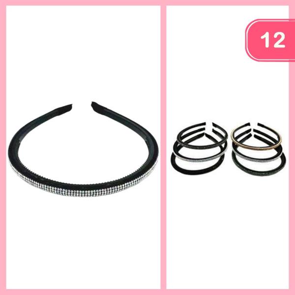 RHINESTONE HEADBAND (12 UNITS)
