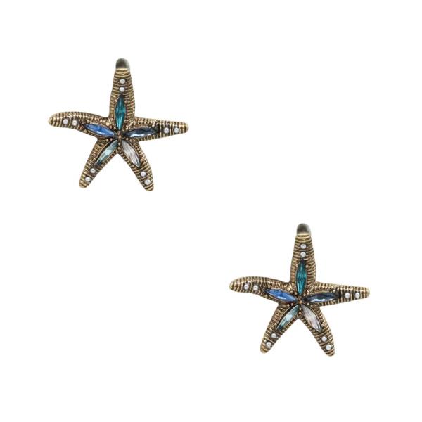 SEASTAR RHINESTONE EARRING