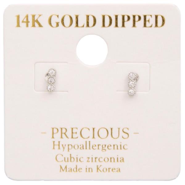 14K GOLD DIPPED DAINTY EARRING