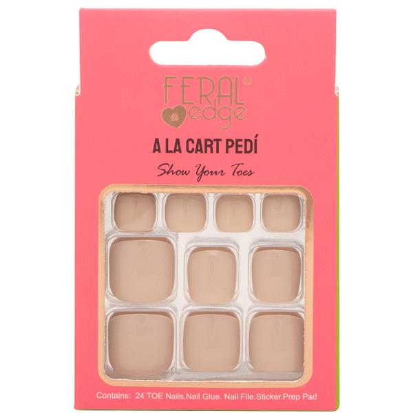 FERAL EDGE A LA CART PEDI SHOW YOUR TOES NAIL DECORATION SET