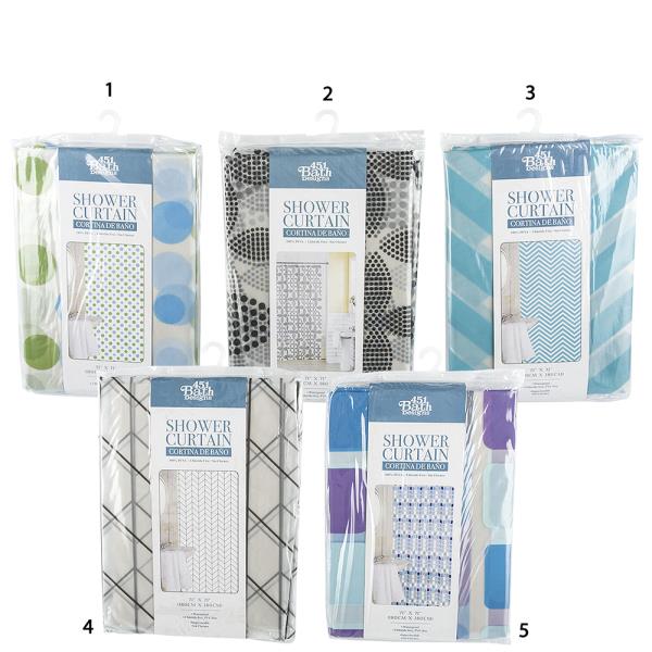 BATH DESIGNS SHOWER CURTAIN