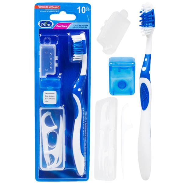 10PC ORAL CARE DENTAL KIT
