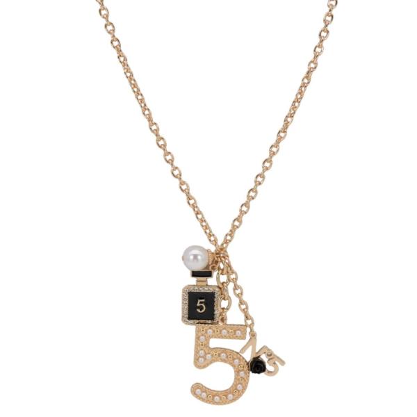 PERFUME PEARL PENDANT NECKLACE