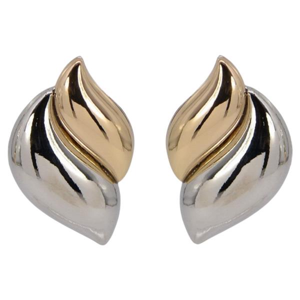 METAL TEARDROP POST EARRING