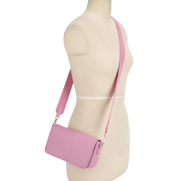 MINI BAG TEXTURED SHOULDER CROSSBODY BAG
