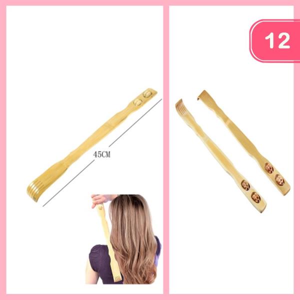 WOODEN HAND BACK SCRATCHER (12 UNITS)