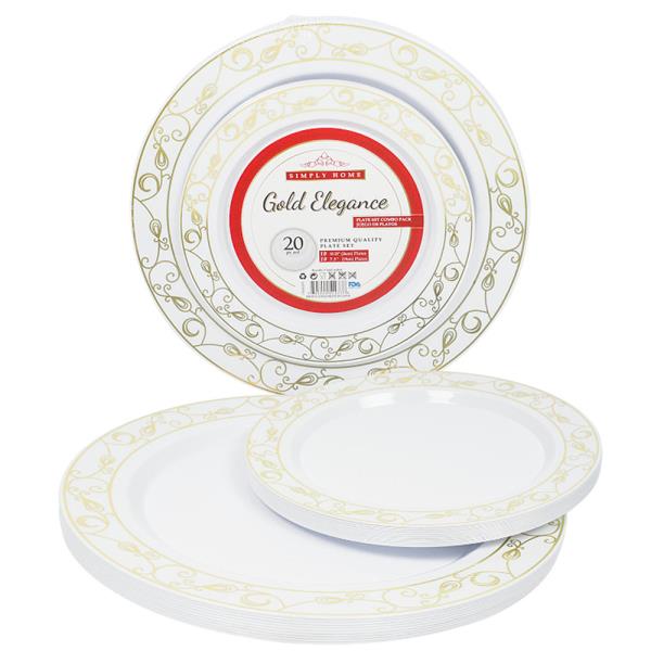 20 PC PLATE DESIGN SET