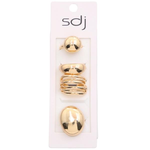 SDJ METAL ASSORTED RING SET