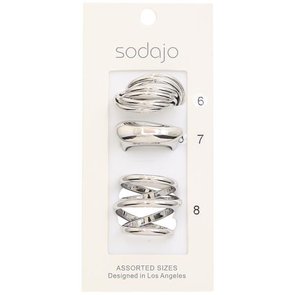 SODAJO METAL MULTI RING SET