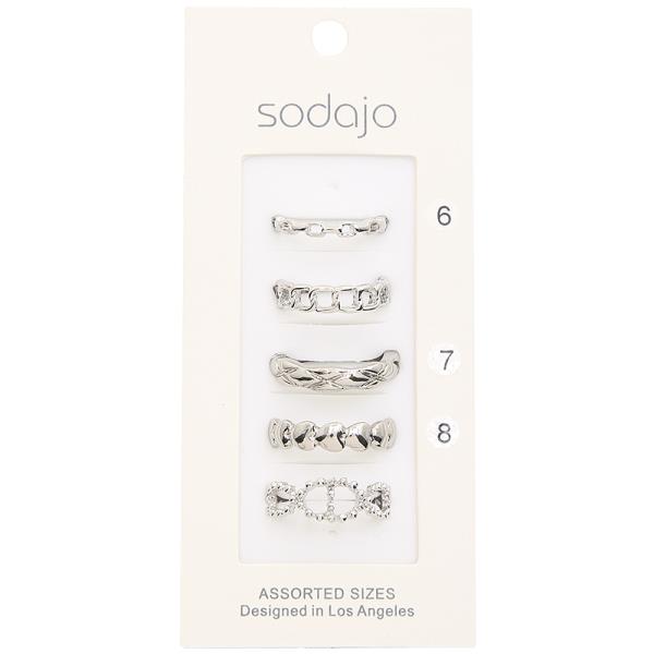 SODAJO METAL MULTI RING SET