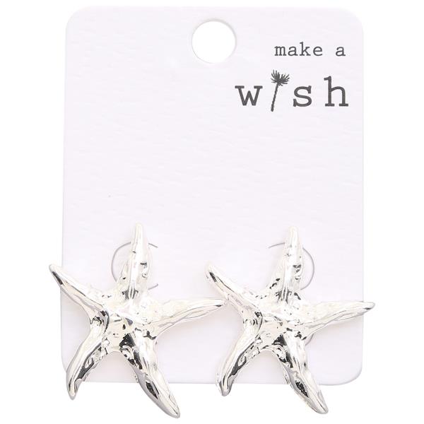 SEA LIFE STARFISH POST EARRING