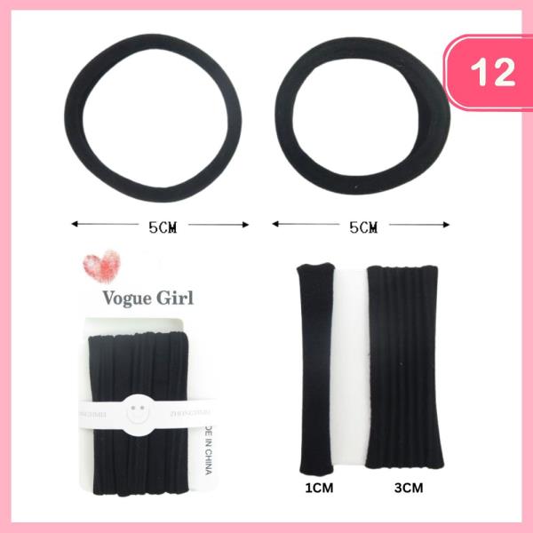 HAIR TIES (12 UNITS)