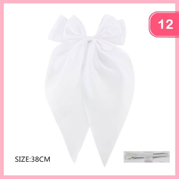 LONG TAIL HAIR BOW (12 UNITS)