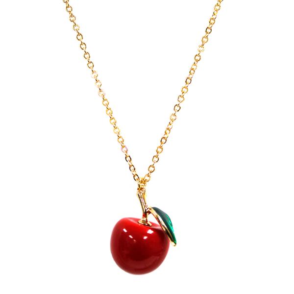 APPLE PENDANT NECKLACE