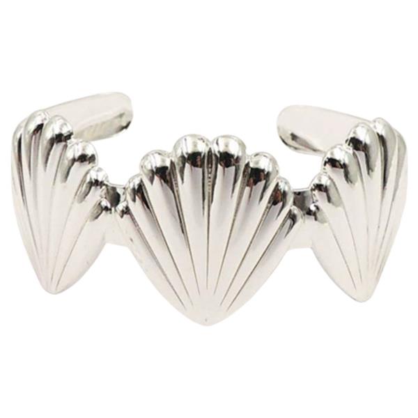 SEA LIFE SEASHELL METAL CUFF BRACELET