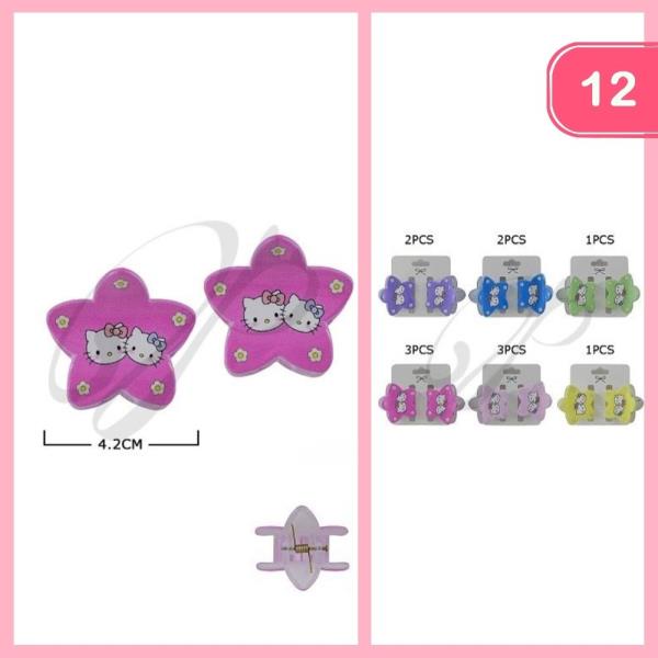 MINI HAIR CLAW CLIPS (12 UNITS)