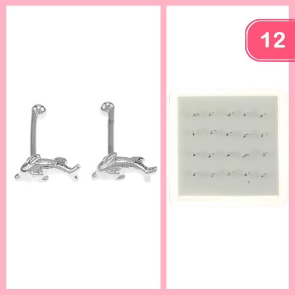 DOLPHIN POST EARRING (12 UNITS)