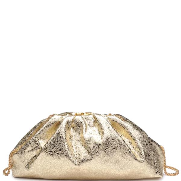 ELEGANCE IN MOTION GOLD CROSSBODY BAG