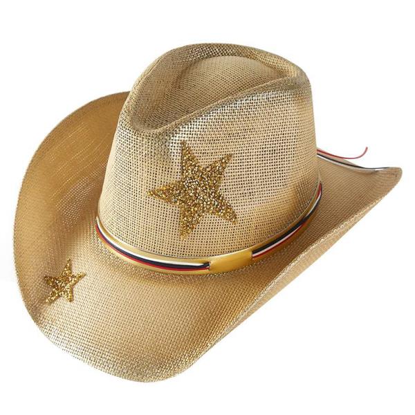 GLITTER STAR COWBOY HAT