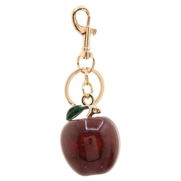 APPLE BAG CHARM KEYCHAIN