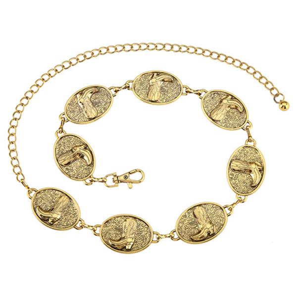 BOOTS METAL WESTERN CHAIN BELT