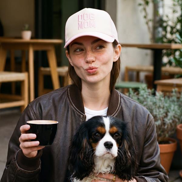 CC DOG MOM TRUCKER CAP