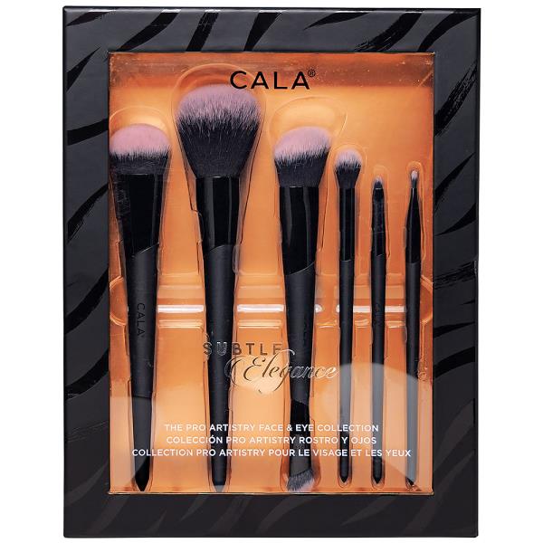 CALA SUBTLE ELEGANCE FACE AND EYE BRUSH 6PC SET