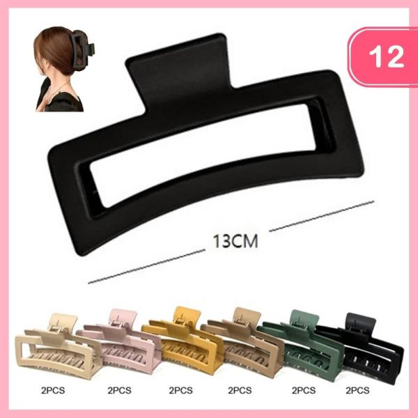 HAIR CLAW JAW CLIP (12 UNITS)