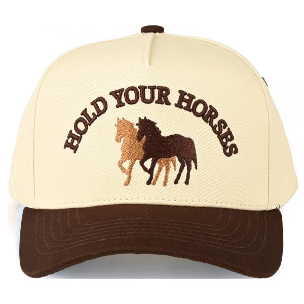 CC HOLD YOUR HORSES TRUCKER CAP